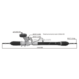 Auto Power Steering Gear Rack For Chevrolet Kalos 2003-2011 96425091 96535298 96535300