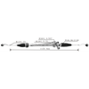 Auto Power Steering Gear Rack For Daihatsu Boon 2005-2017 RM500 44200-BZ021