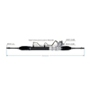Auto Power Steering Gear Rack For Nissan Serena C24 1999- 492004N105 492004N106 49200-4N105 49200-4N106