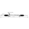Auto Power Steering Gear Rack For Toyota Yaris Vios 2013 2014 2015 2016 45100D530 455101D580 4510-0D530 45510-1D580