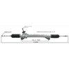 Auto Power Steering Gear Rack For Toyota Sienna GSL30 4551008010 45510-08010