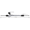 Auto Power Steering Gear Rack For Volkswagen Bora 2013 2014 2015 2016 180423057A