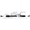 Auto Power Steering Gear Rack For Daewoo Formosa Ravon Matiz 1999- 96518943 96518944
