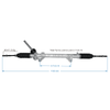 Auto Power Steering Gear Rack For Nissan X-Trail 2001- 490018H910 49001ES60C 49001-8H910 49001-ES60C