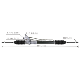 Auto Power Steering Gear Rack For Nissan Sunny B13 B14 1996- 490010M010 49001-0M010