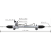 Auto Power Steering Gear Rack For Lexus Es300 2002 2003 44200-33350 44250-33410