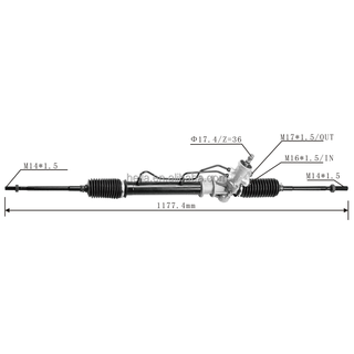 Auto Power Steering Gear Rack For Toyota Corolla EE90 AE100 1991 1992 1993 4425002010 4425012230 44250-02010 44250-12230