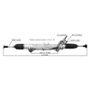 Auto Power Steering Gear Rack For Toyota Land Cruiser 5700 2007 2008 2009 2010 2011 4420060170 44200-60170