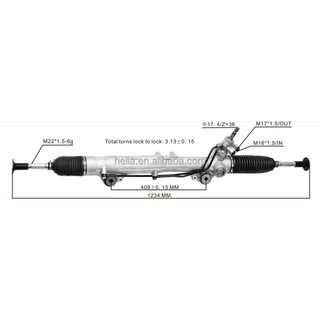 Auto Power Steering Gear Rack For Toyota Land Cruiser 5700 2007 2008 2009 2010 2011 4420060170 44200-60170