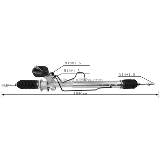 Auto Power Steering Gear Rack For Daewoo Gentra 09020408