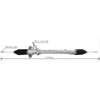 Auto Power Steering Gear Rack For Toyota All New Xenia 45510BZ120 45510BZ160