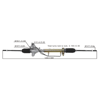 Auto Power Steering Gear Rack For Volkswagen Jetta Golf A3 1.8L 2.0L 1993-1998 1H0422803A