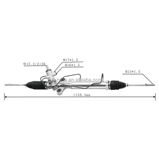 Auto Power Steering Gear Rack For Toyota Hiace 2005-2014 Narrow Body 4420026480 4420026530 44200-26480 44200-26530