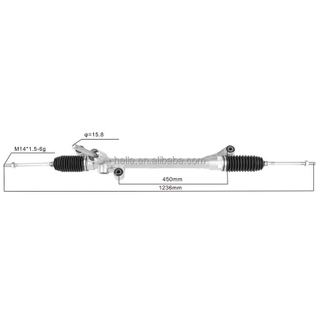 Auto Power Steering Gear Rack For Ford Fiesta 2008-2019 AE8Z3504A AE8Z-3504-A