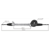 Auto Power Steering Gear Rack For Honda City 2015 2016 2017 2018 53400-T9A-003