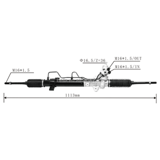 Auto Power Steering Gear Rack For Kia Sportage 577002E000 577001F000 577001F800