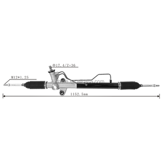 Auto Power Steering Gear Rack For Daihatsu Gran Max 2008- 44200-BZ142