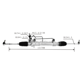 Auto Power Steering Gear Rack For Toyota Hilux 2WD 2005-2015 44200-0K010 44200-0K050