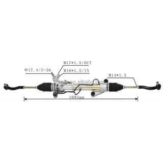 Auto Power Steering Gear Rack For Toyota Corolla NZE12 2001- 4420013021 4425002170 44200-13021 44250-02170