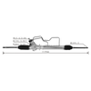 Auto Power Steering Gear Rack For Toyota Venture Stallion 44250-38010
