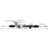 Auto Power Steering Gear Rack For Mazda Bongo S0H832110A S0H8-32-110A