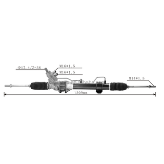 Auto Power Steering Gear Rack For Mazda Bongo S0H832110A S0H8-32-110A
