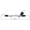 Auto Power Steering Gear Rack For Nissan Serena C26 2010- 48001CY010 48001CY01A 48001-CY010 48001-CY01A