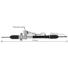 Auto Power Steering Gear Rack For Pontiac Matiz G2 96879493