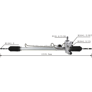 Auto Power Steering Gear Rack For Dodge Stratus 2001-2006 5093808AA 157164