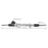 Auto Power Steering Gear Rack For Hyundai Elantra 2013 2014 2015 56500-3X200 56500-3X001 56500-A5000