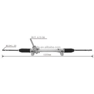 Auto Power Steering Gear Rack For Mitsubishi Mirage 2012 2013 4410A414 4410A497