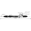 Auto Power Steering Gear Rack For Mitsubishi Pajero Sport MR333500 MB553340 4410A725
