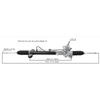 Auto Power Steering Gear Rack For Honda CR-V CRV 2007 2008 2009 2010 53601SWAQ01 53601-SWA-Q01