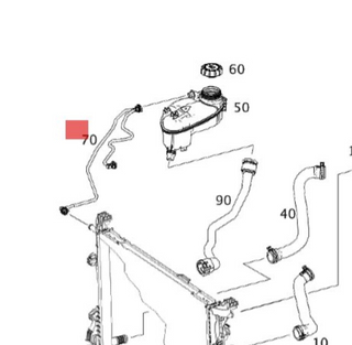 Automobile ventilation ductr For BENZ CLA200 2465010325