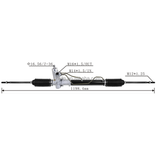 Auto Power Steering Gear Rack For Mitsubishi Lancer Mirage Evo 1992-1996 MR403418
