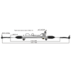 Auto Power Steering Gear Rack For Toyota Camry ACV3 2002- 4425006190 44250-06190