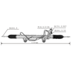 Auto Power Steering Gear Rack For Mitsubishi Pajero Sport 4410A603 55270329