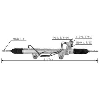 Auto Power Steering Gear Rack For Mitsubishi Pajero Sport 4410A603 55270329