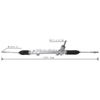 Auto Power Steering Gear Rack For Toyota Agya Ayla 45510BZ170 45510-BZ170