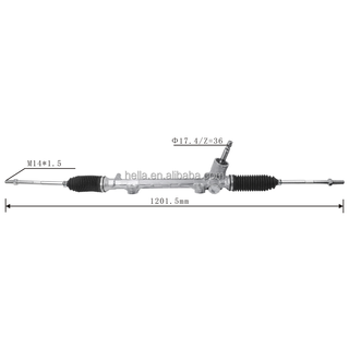 Auto Power Steering Gear Rack For Toyota Agya Ayla 45510BZ170 45510-BZ170