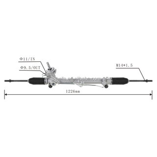 Auto Power Steering Gear Rack For Ford Fiesta Hatch 2003-2017 9S65-3200-AB 9N15-3200-AA
