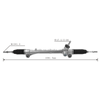 Auto Power Steering Gear Rack For Toyota Camry ACV51 2011- 4551006071 45510-06071