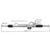 Auto Power Steering Gear Rack For Infiniti QX56 QX80 490015ZP0A 49001-5ZP0A
