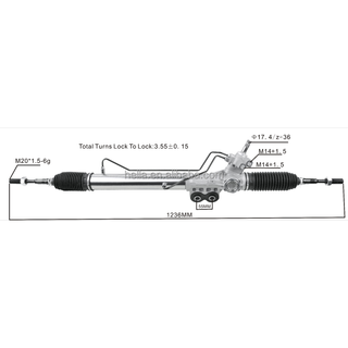 Auto Power Steering Gear Rack For Infiniti QX56 QX80 490015ZP0A 49001-5ZP0A