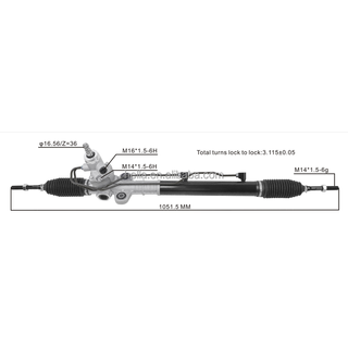 Auto Power Steering Gear Rack For Hyundai Accent 2005 2006 2007 2008 577001E100 57700-1E100