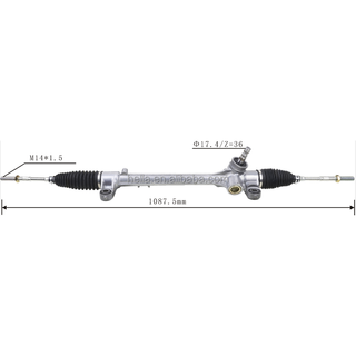 Auto Power Steering Gear Rack For Toyota Corolla ZZE141 2007-2014 4551012460 4551002200 45510-12460 45510-02200