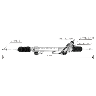 Auto Power Steering Gear Rack For Lexus GX 400 460 4420035092 4420035094