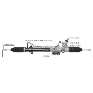 Auto Power Steering Gear Rack For ACMAT ALTV 49001-JR800