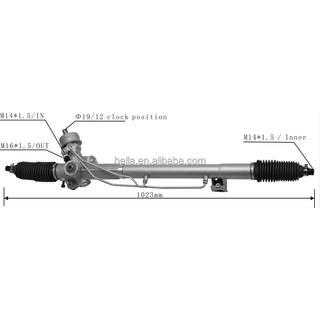 Auto Power Steering Gear Rack For Volkswagen Passat 1998-2005 8D1422066M 3B1422052L