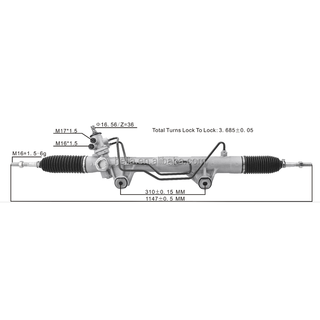 Auto Power Steering Gear Rack For Mitsubishi Triton 2016- 4410A604